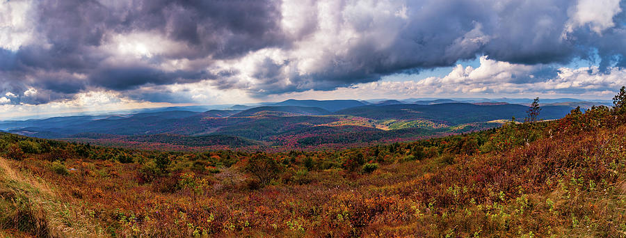 Autumn in West Virginia a Panorama Photograph by Dan Carmichael