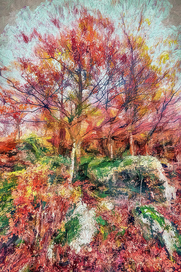 Autumn Jewels ap Painting by Dan Carmichael