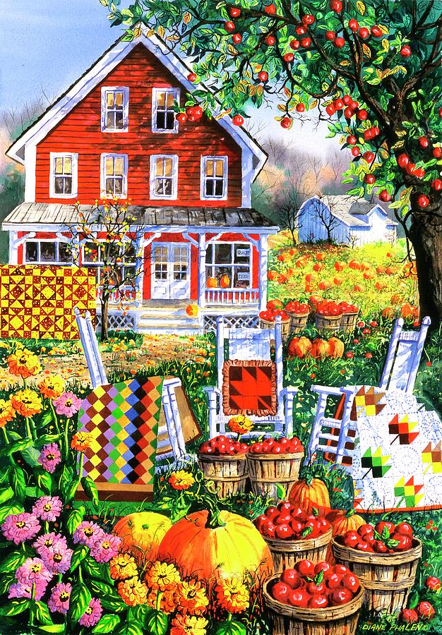 Autumn Joy Painting by Diane Phalen