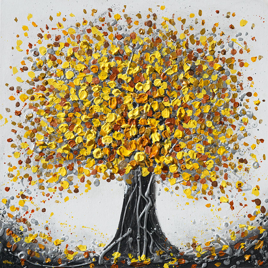Autumn Joy Tree Painting by Amanda Dagg