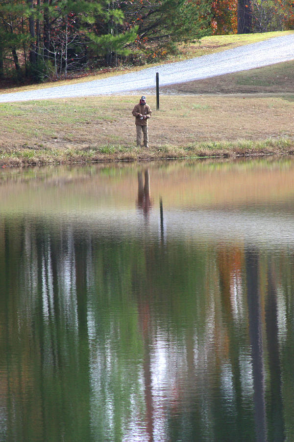 Autumn Lake Fishing Photograph by Gravityx9 Designs
