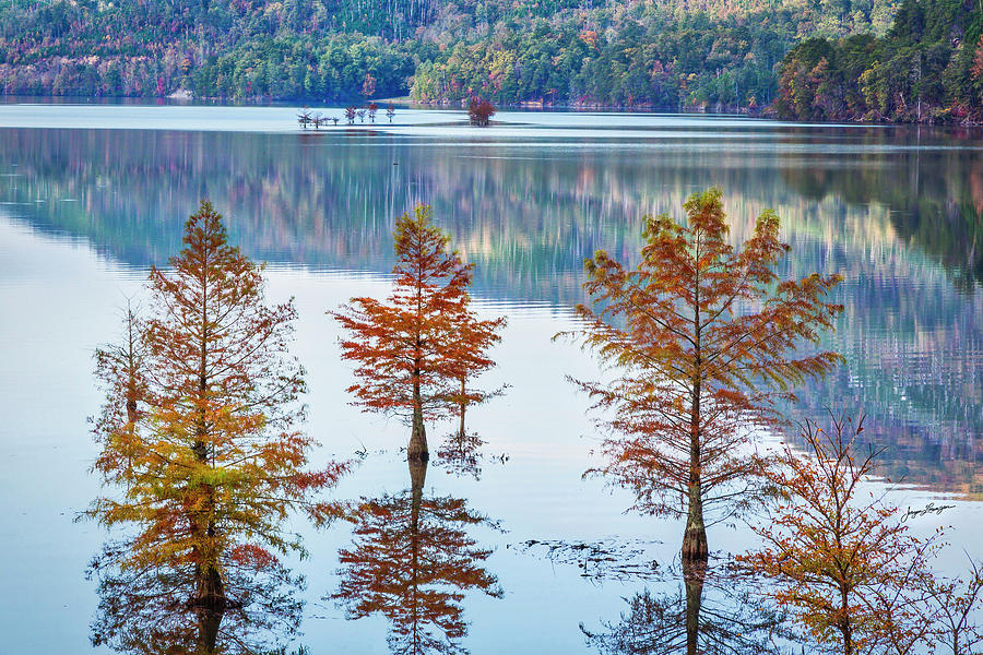 Autumn Lake Reflections Photograph by Jurgen Lorenzen