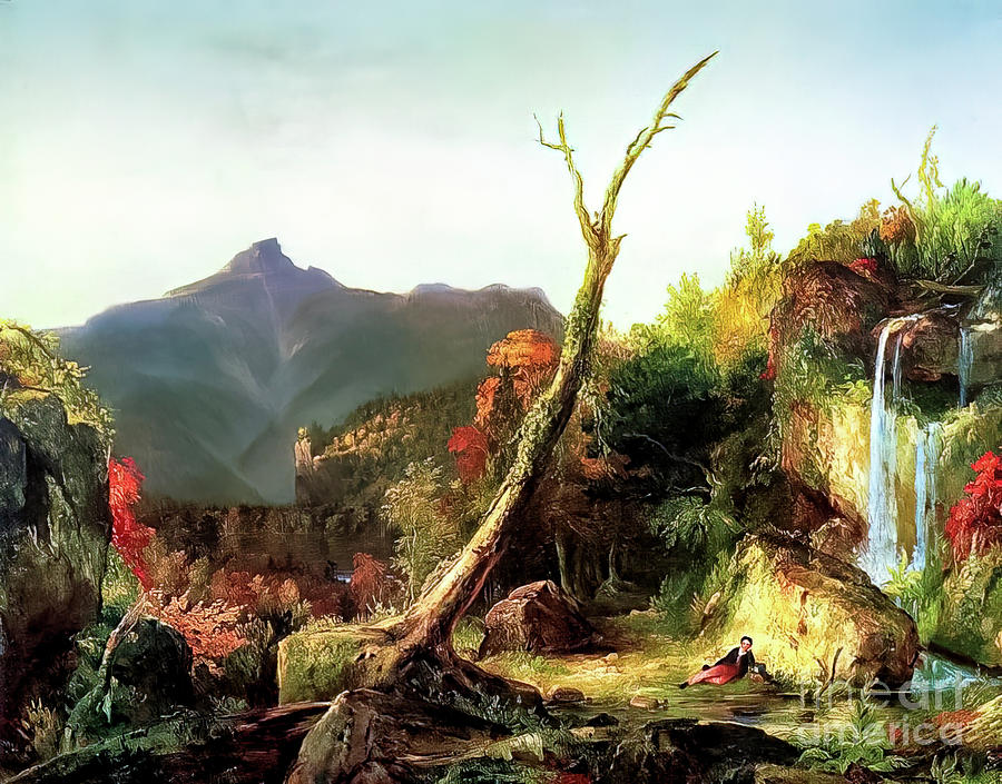 Autumn Landscape Mount Chocorua by Thomas Cole 1828 Painting by Thomas Cole