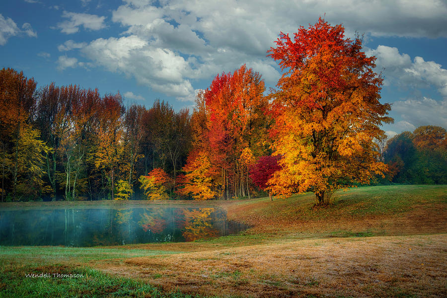 Autumn Landscape Photograph by Wendell Thompson