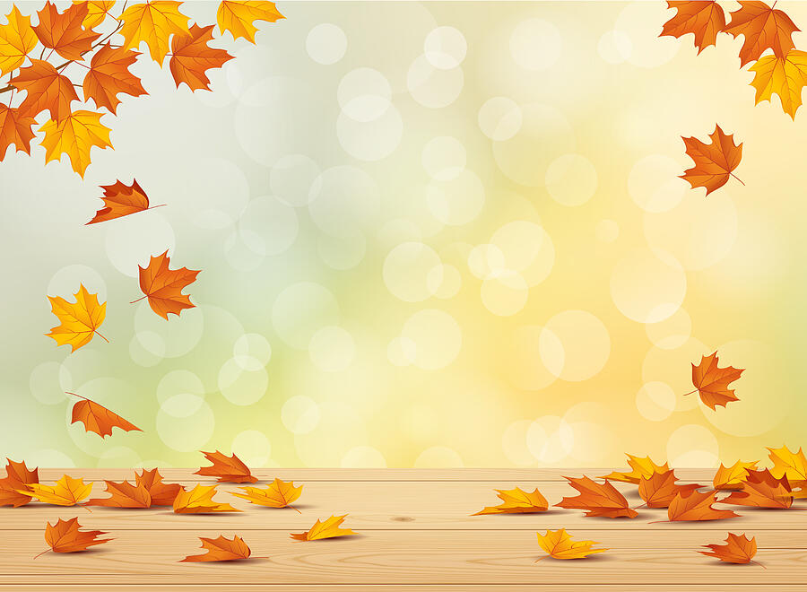 Autumn leaf background Drawing by Paci77 Autumn leaf background Drawing by Paci77