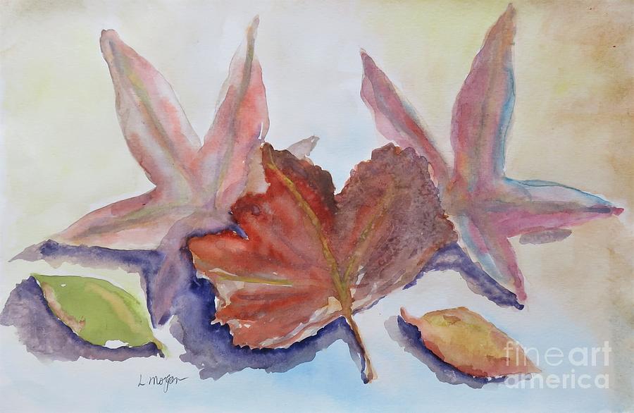 Autumn Leaves Painting by Laurie Morgan