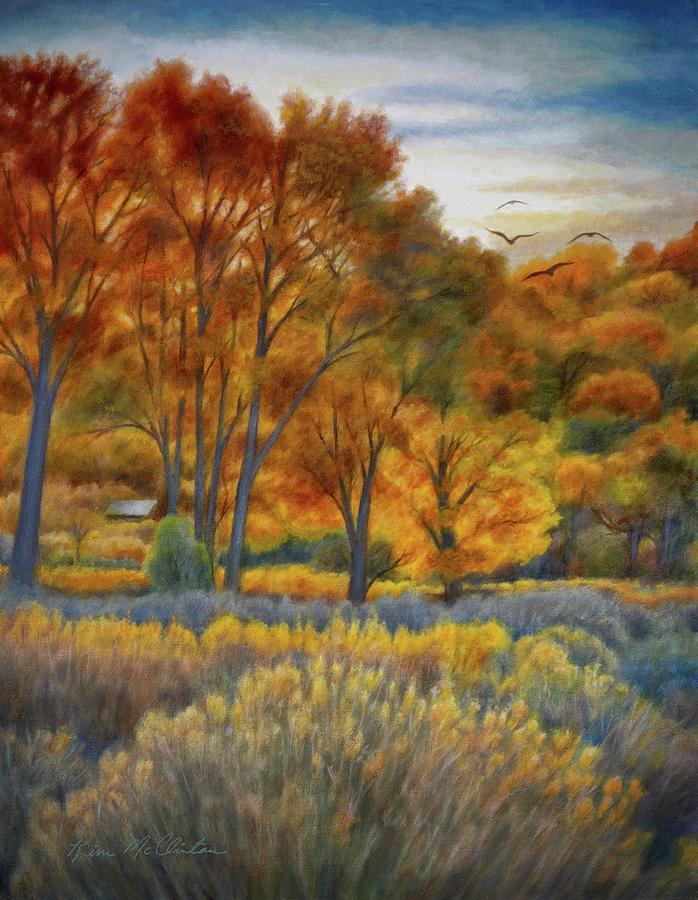 Landscape Painting - Autumn Light by Kim McClinton