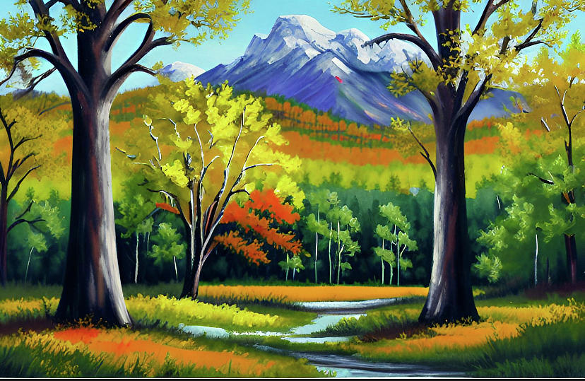 Autumn Luv Painting by Donald Lyons - Fine Art America