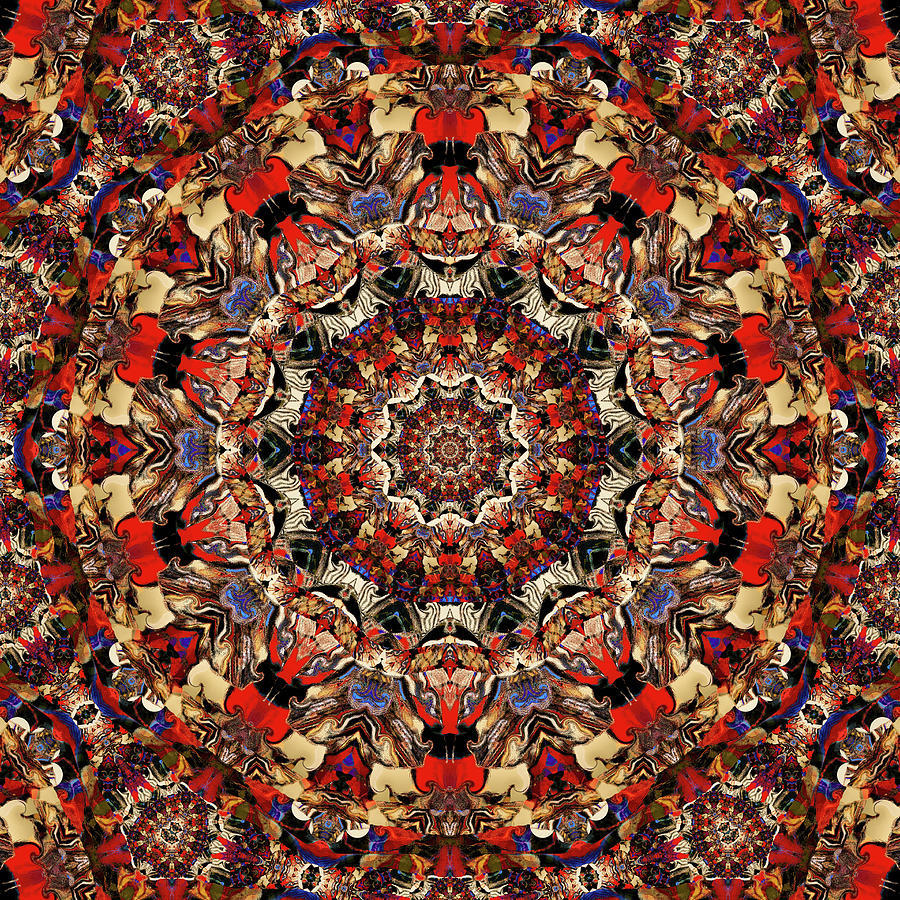 Autumn Mandala Mixed Media by Natalie Holland