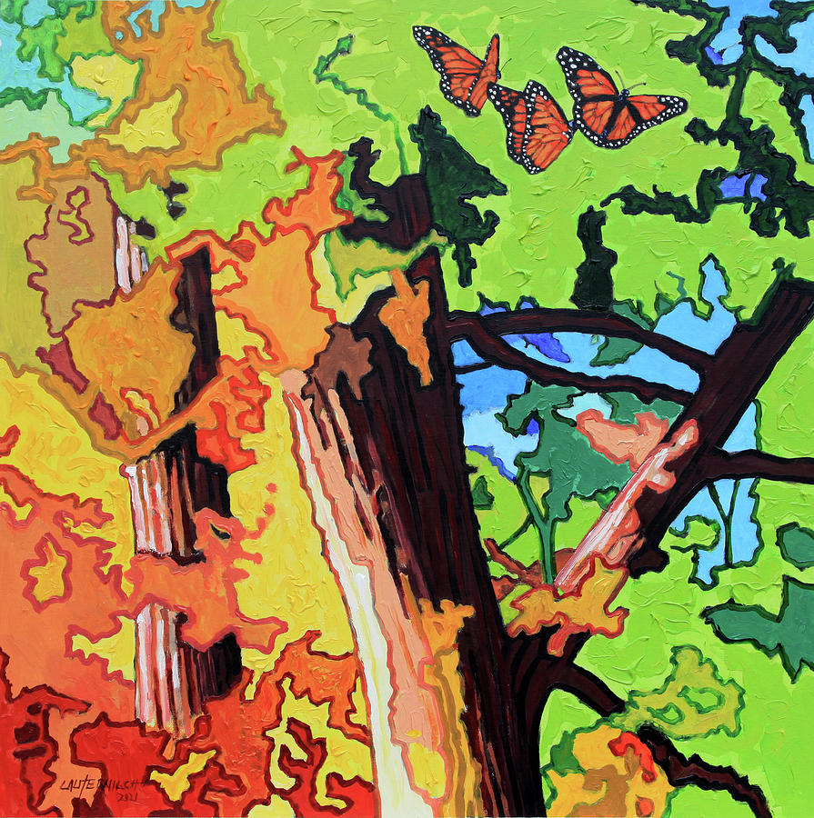 Autumn Migration Painting by John Lautermilch