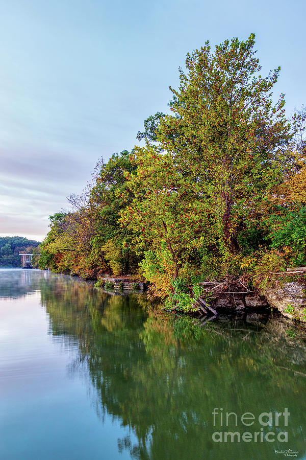 Autumn Morning Lake Springfield Photograph by Jennifer White