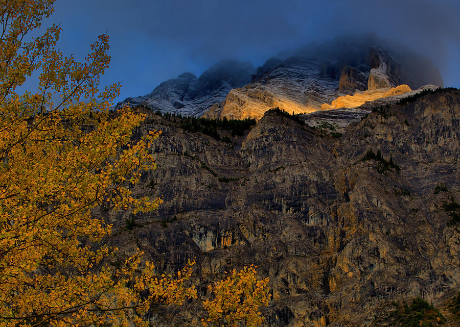 Autumn Mountain Light At Sunrise Photograph by Stephen Vecchiotti