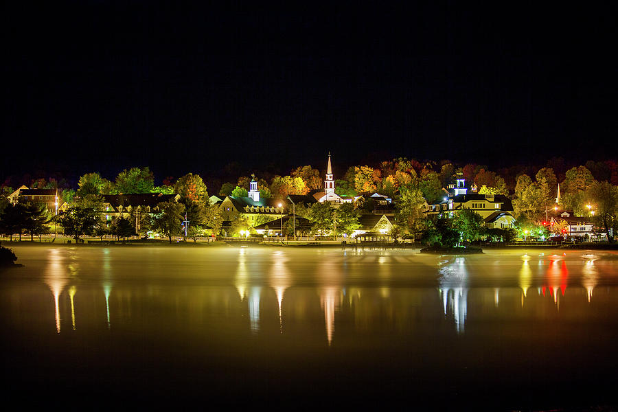 Autumn Night - Meredith, NH Photograph by Trevor Slauenwhite Autumn Night - Meredith, NH Photograph by Trevor Slauenwhite