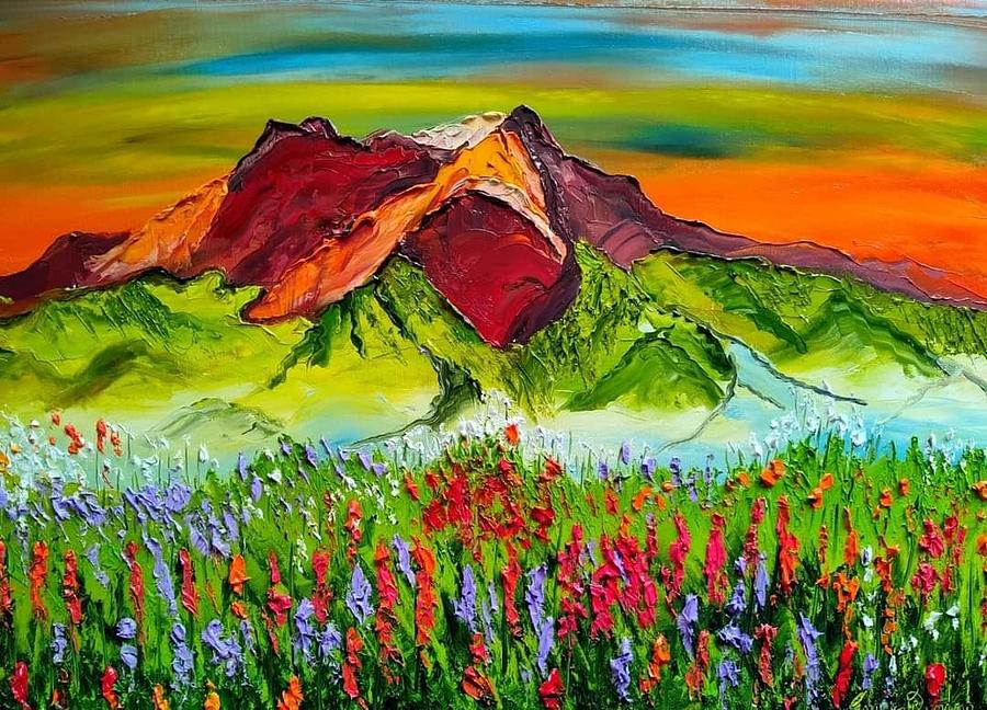 Autumn Of Mount Saint Helens #1 Painting by James Dunbar