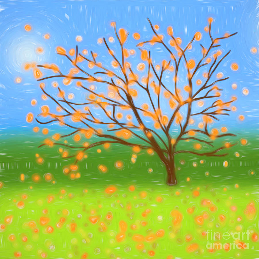 Autumn On A Sunny Day Digital Art by Wendy Wilton