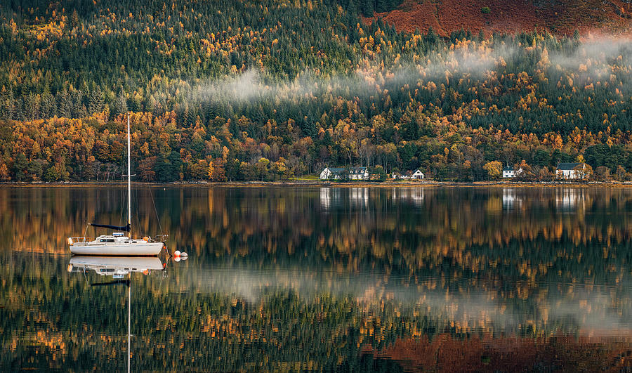 Autumn On Loch Duich Photograph