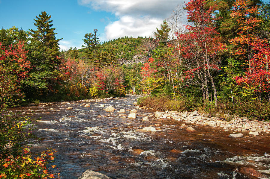 Autumn on Swift River Photograph by Paul Mangold