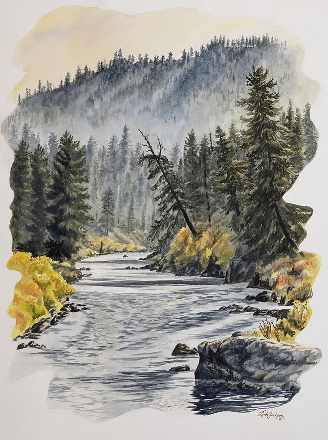 Autumn on the South Fork Painting by Link Jackson