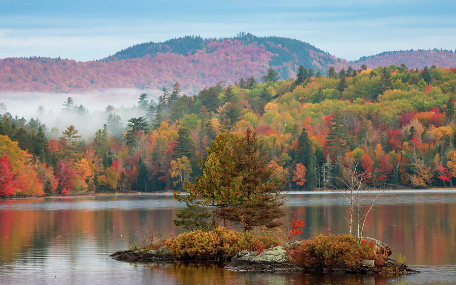 Autumn On Umbagog Lake Photograph by Dan Sproul