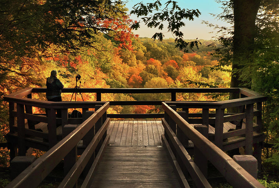 Autumn Overlook Photograph by Rob Blair
