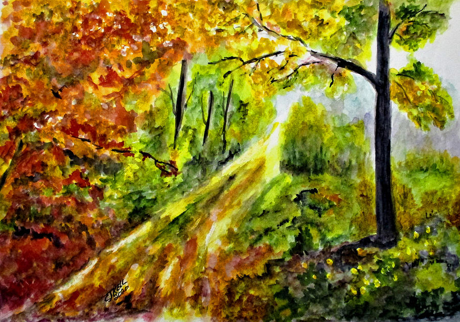 Autumn Passage Painting by Clyde J Kell