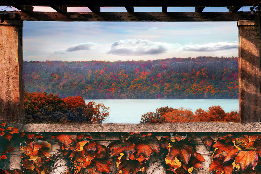 Autumn Pergola at Wave Hill Photograph by Jessica Jenney