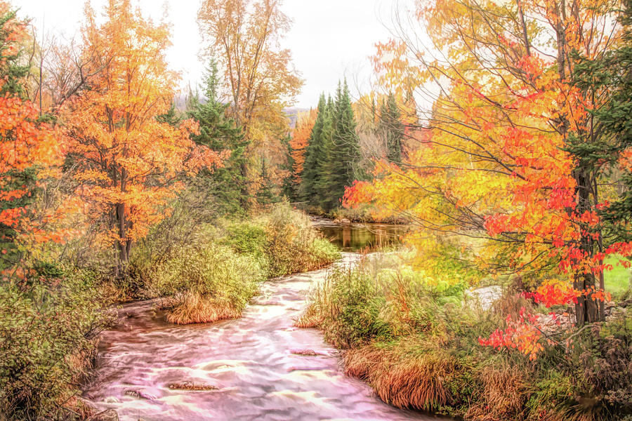 Autumn Pond, Jefferson New Hampshire Photograph by Jeff Folger
