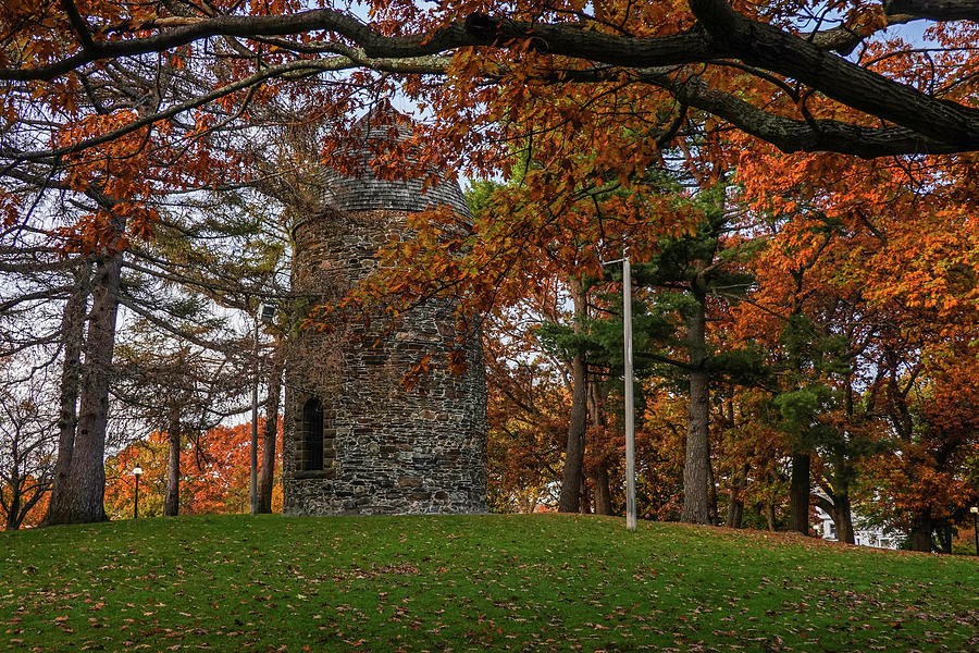Autumn Powder House Square Somerville Massachusetts Photograph by Toby McGuire