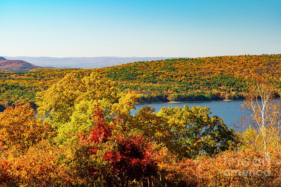 Autumn Quabbin Reserve Western Massachusetts Photograph by Wayne Moran