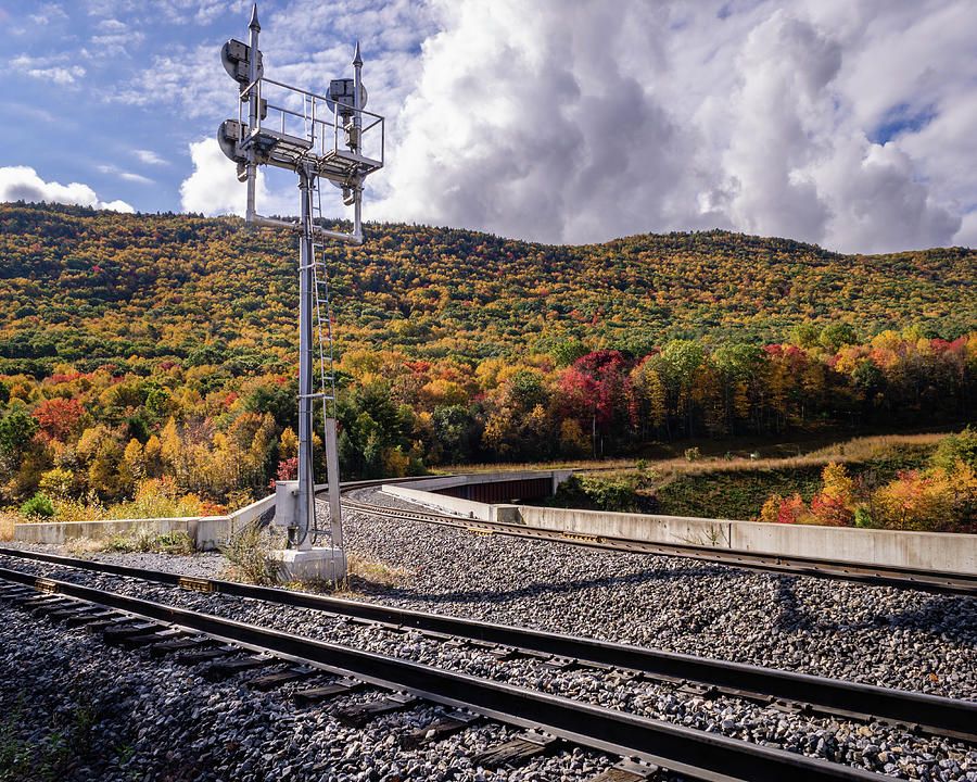 Autumn Rails in Lehigh Gorge State Park Photograph by Jason Fink