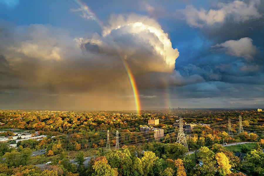 Autumn Rainbow Photograph by Kevin Suttlehan