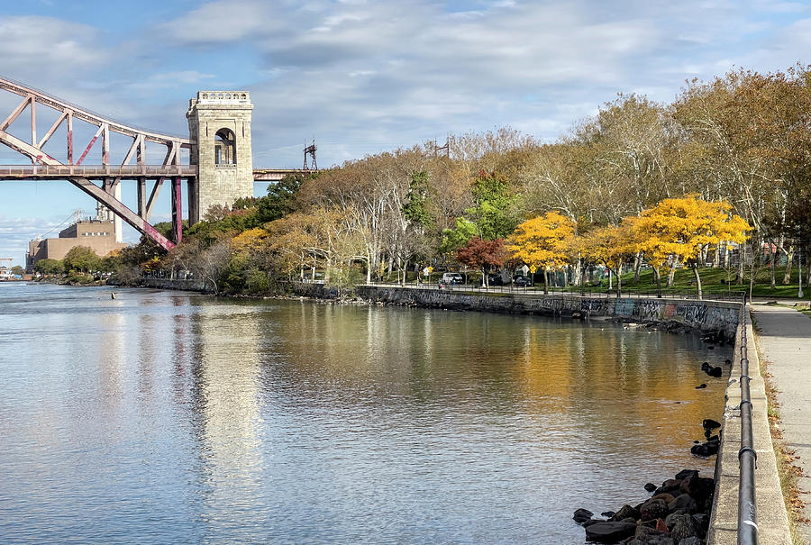 Autumn Reflections Astoria Park Photograph by Cate Franklyn