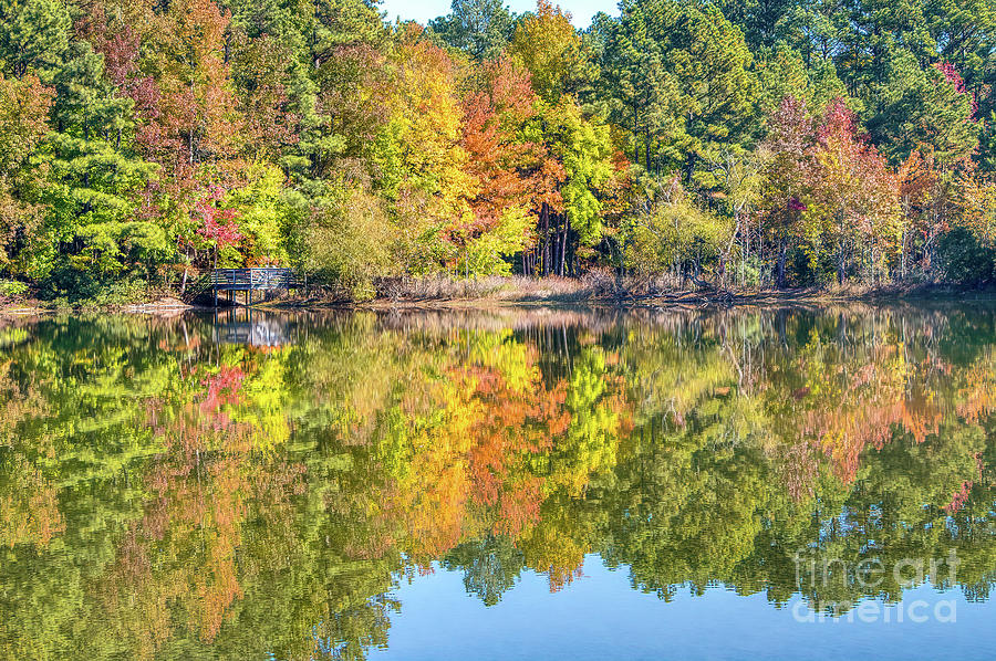 Autumn Reflections at Crystal Lake Photograph by Robert Anastasi