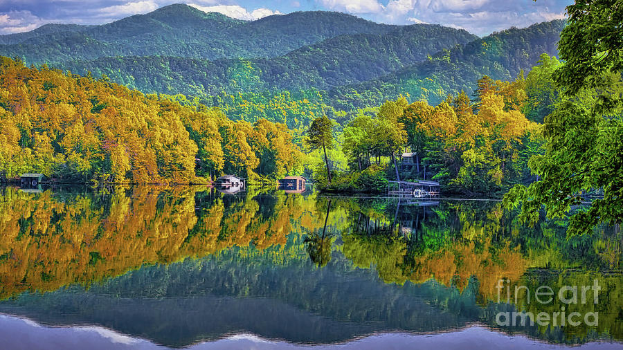 Autumn Reflections Photograph by Bearj B Photo Art