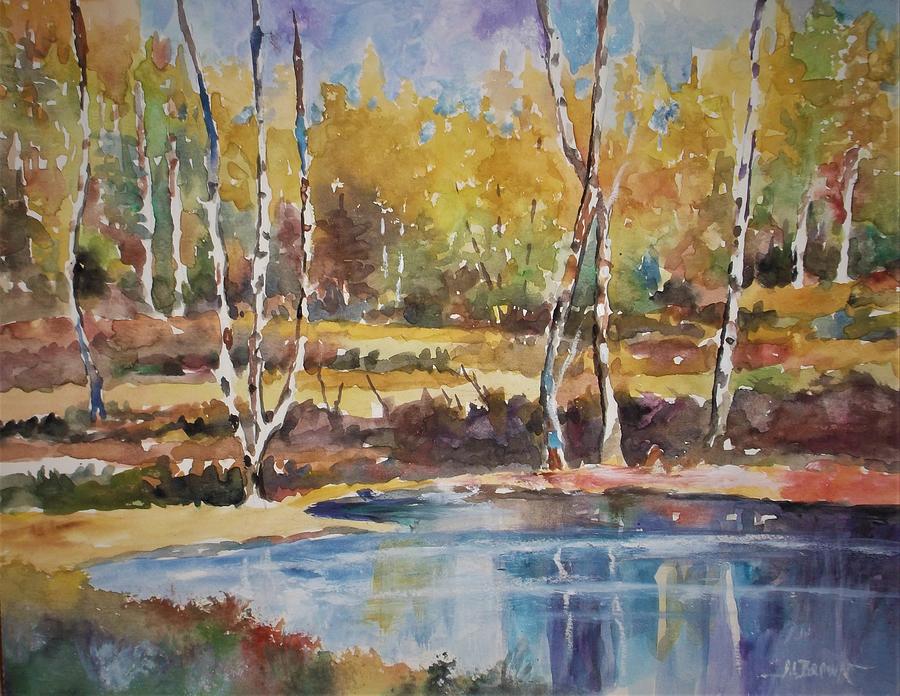 Autumn Reflections Painting by Al Brown