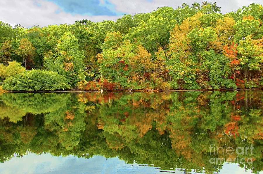 Fall Foliage New Jersey Photograph - Autumn Reflections by Regina Geoghan