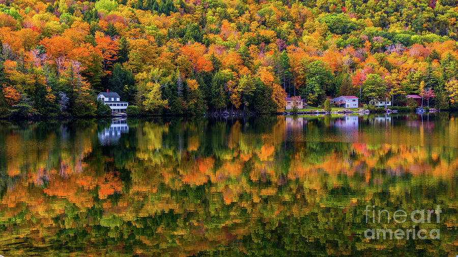 Autumn Reflections Photograph by Scenic Vermont Photography