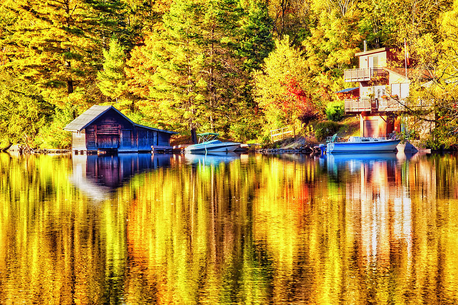 Autumn Reflections Photograph by Tatiana Travelways