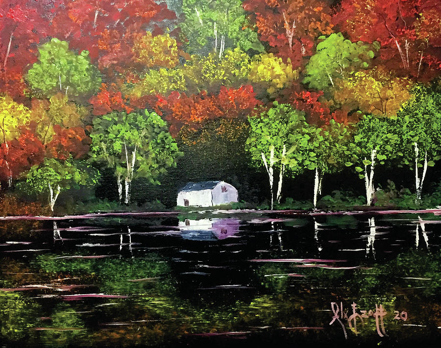 Autumn Retreat Painting by Alex Izatt