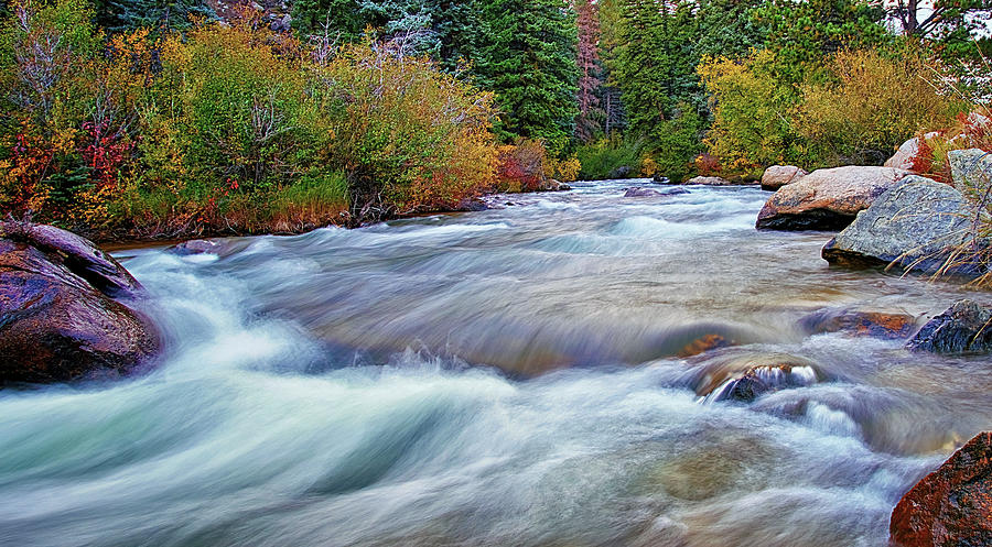 Fall Photograph - Autumn River by Brian Kerls