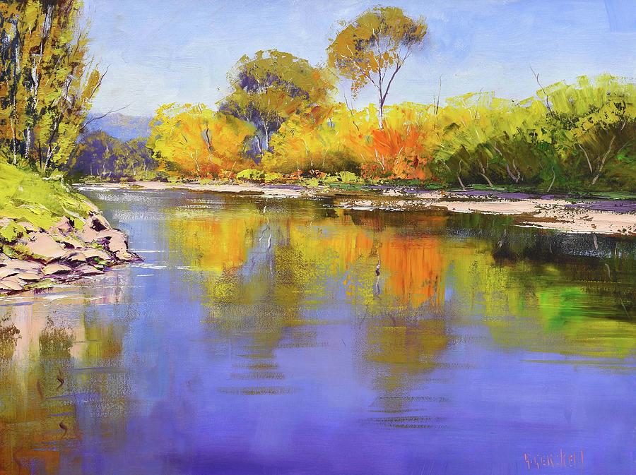 Autumn River Painting