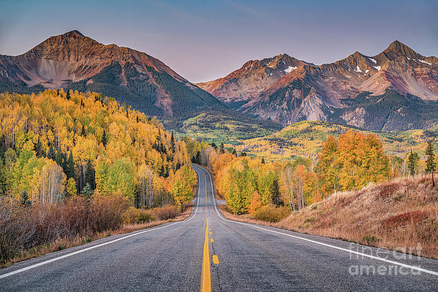 Autumn Road Photograph by Melissa Lipton