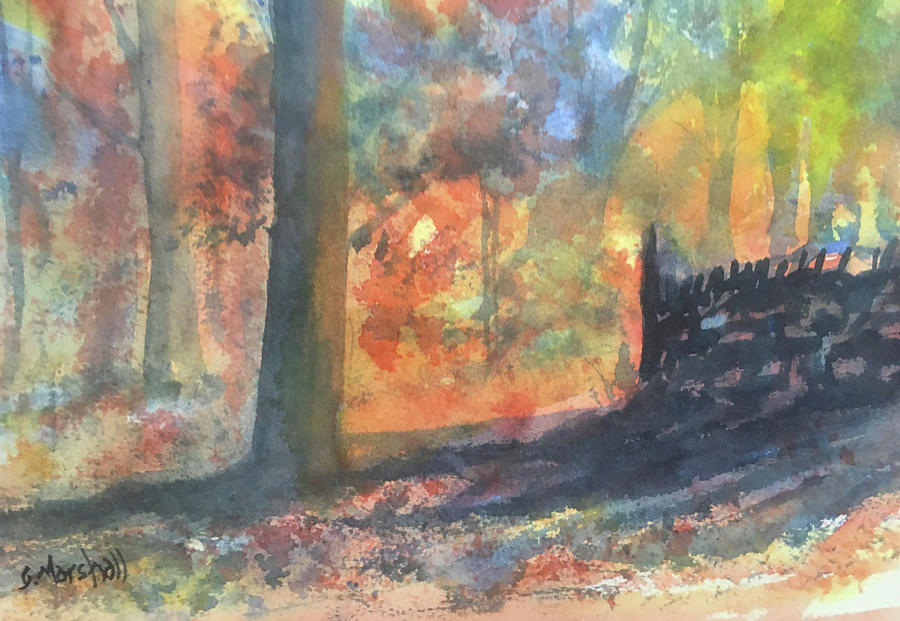 Autumn Shadows Painting by Glenn Marshall