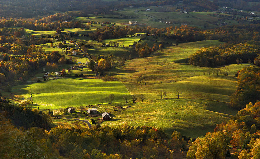 Autumn - Shenandoah Valley Photograph by Stephen Vecchiotti