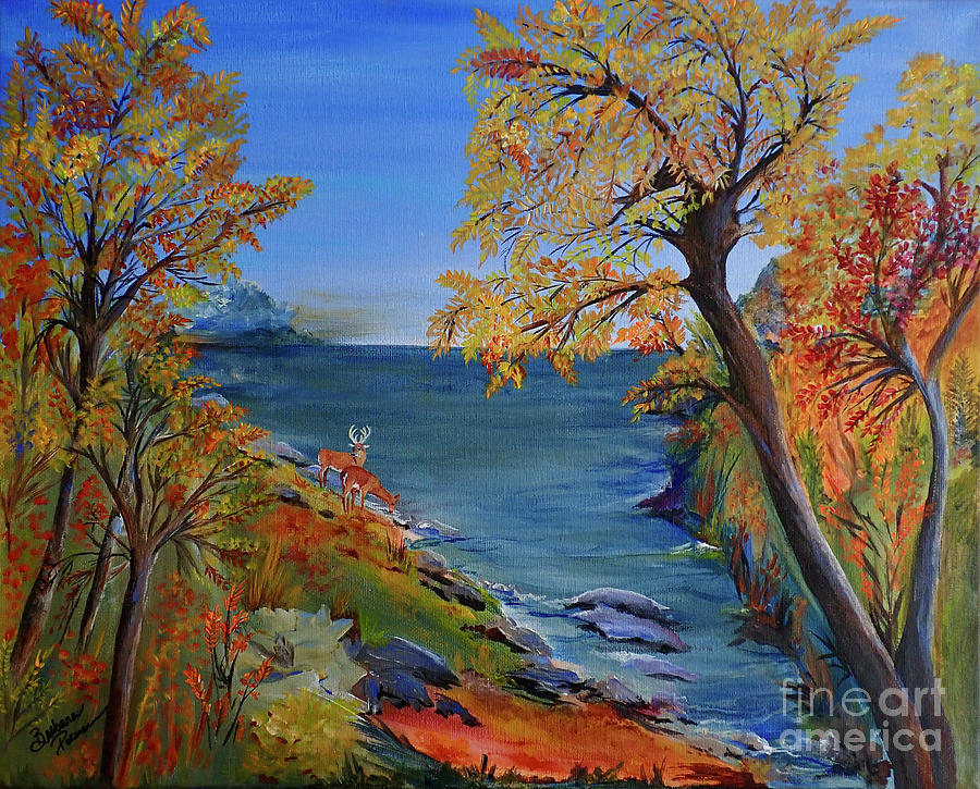 Autumn Splendor Painting by Barbara Petersen