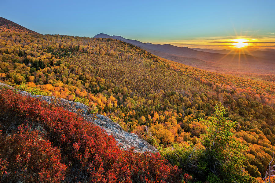 Autumn Sunburst Photograph by White Mountain Images
