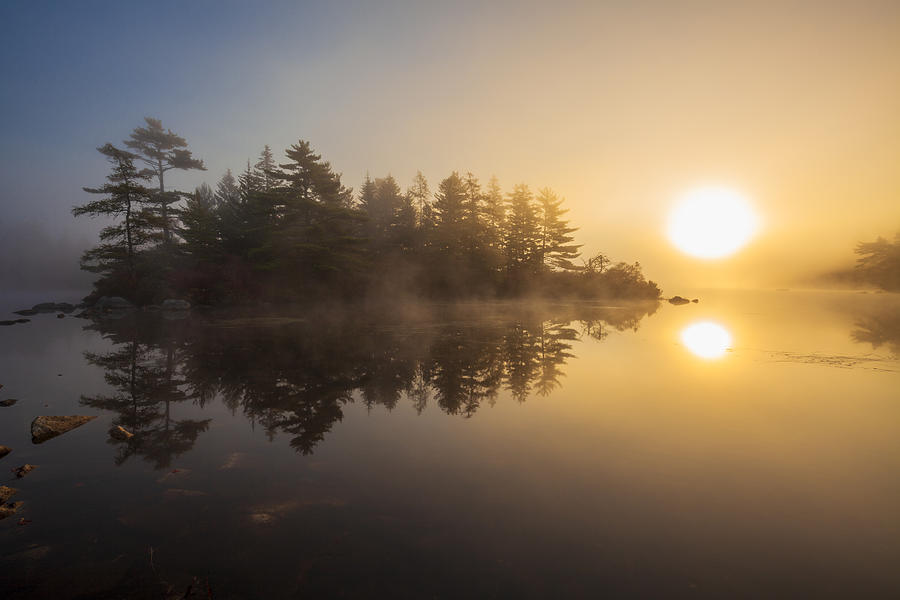 Autumn Sunrise At Cox Lake Photograph by Irwin Barrett