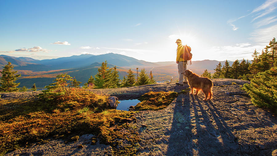 Autumn Sunset Friends Photograph by White Mountain Images
