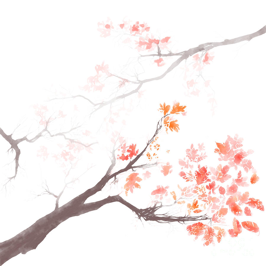Autumn Tree illustration  Digital Art by Patricia Awapara