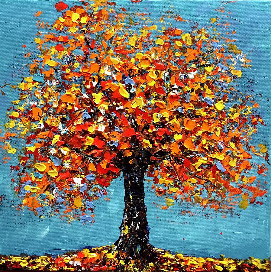 Fall Painting - Autumn Tree by Meenakshi Sinha